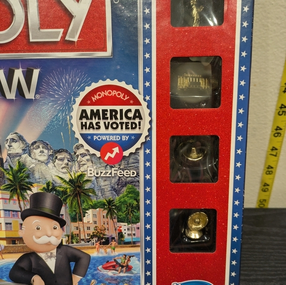 Monopoly Here & Now Board Game - Blue and Red - Picture 3 of 11